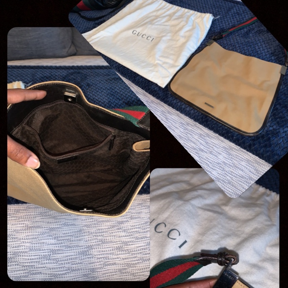 Gucci Canvas Signature Color Strap Bag